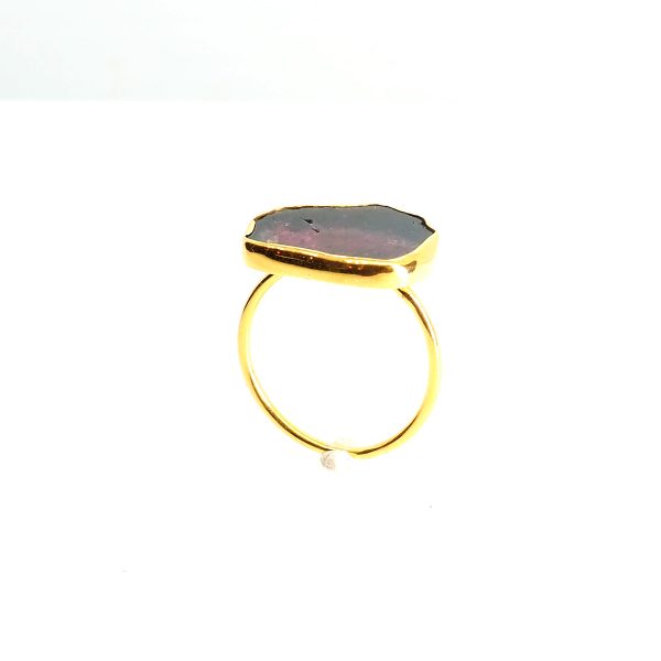 Ring Gold K18 with Tourmaline