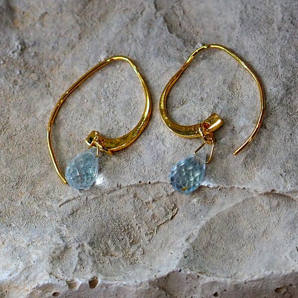 Earrings Aquamarine