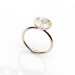 Zircon Ring in Silver 925
