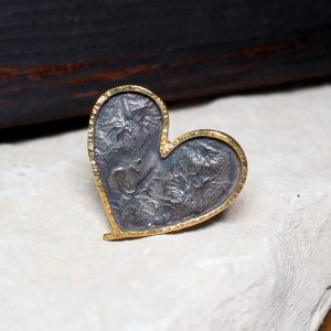 Δαχτυλίδι Καρδιά σε Ασήμι 925