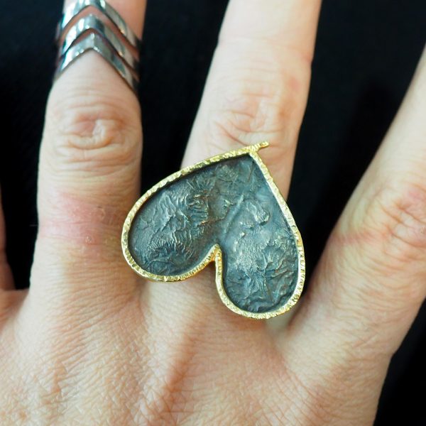 Heart Ring in Silver 925