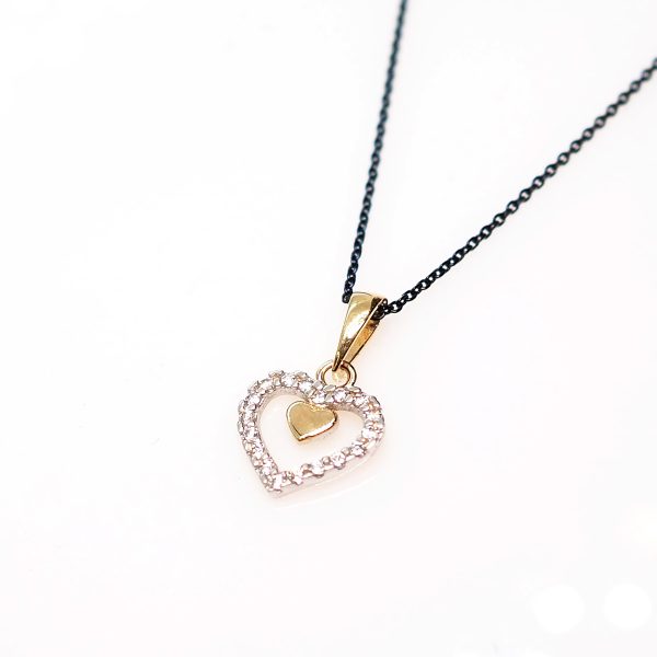 Heart Necklace in Gold 14K