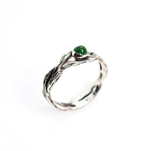 Δαχτυλίδι με Πράσινη πέτρα