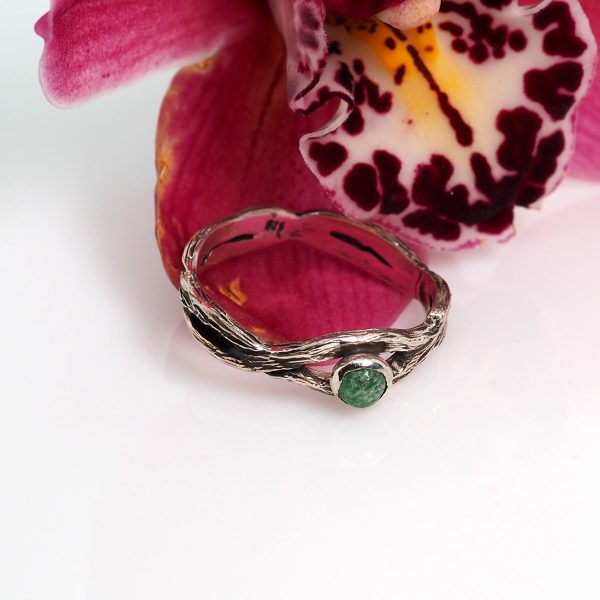 Δαχτυλίδι με Πράσινη πέτρα