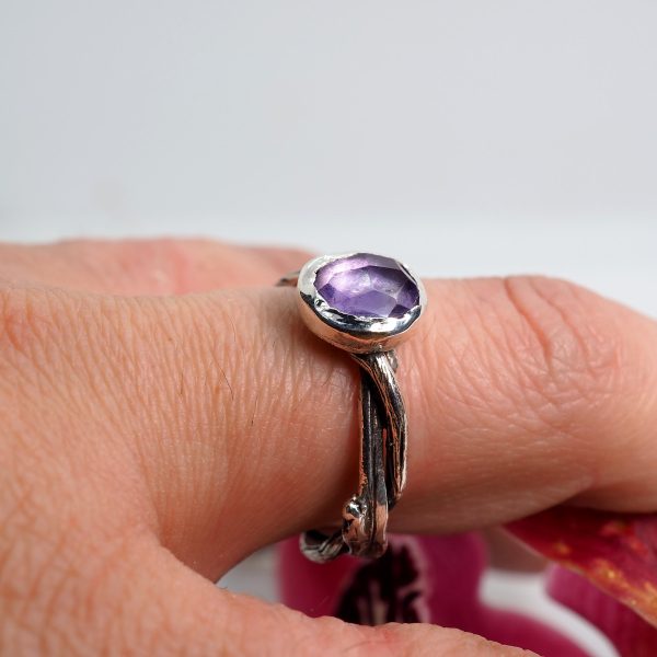 Amethyst Ring in Silver