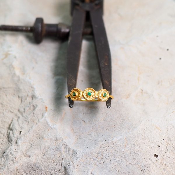 Byzantine Ring with Emeralds