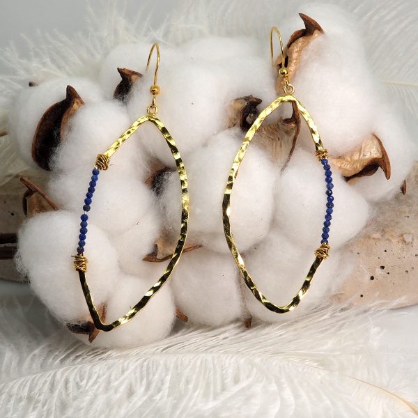 Earrings with Lapis Lazuli