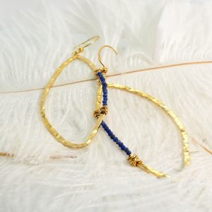 Earrings with Lapis Lazuli