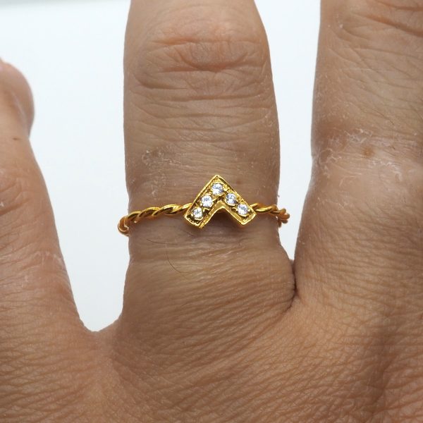 Gold Ring Heart