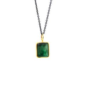 Emerald in 18K Gold