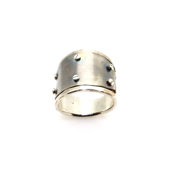 Ring Silver 925 with Titanium