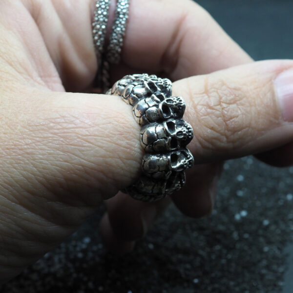 Silver 925 Ring Skulls